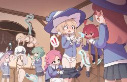  ! !! 6+girls ? anal_beads anal_tail animal_print bdsm black_skirt blank_eyes blindfold blush bondage bound butt_plug closed_eyes clothes_pull commentary completely_nude constricted_pupils crossed_legs dated_commentary fake_tail gloves green_hair hat highres holding holding_wand indoors loli long_hair long_sleeves miniskirt multiple_girls navel nose_blush nude open_mouth original panties pink_hair pleated_skirt print_panties puffy_long_sleeves puffy_sleeves pulling_another&#039;s_clothes purple_hat purple_shirt rabbit_panties rabbit_print red_hair restrained rope sex_toy shibari shirt short_hair sitting skirt skirt_pull smile speech_bubble spoken_exclamation_mark spoken_question_mark straykoi suspension tail thighhighs underwear wand white_gloves white_hair white_panties white_thighhighs witch_hat 
