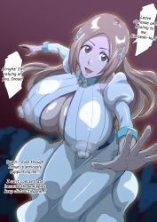  1girl bleach bleach:_sennen_kessen-hen breasts brown_eyes cleavage cleavage_cutout clothing_cutout hair_ornament inoue_orihime iwao178 large_breasts orange_hair see-through_clothes tagme  rating:Questionable score:4 user:drax