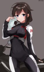  1girl bodysuit highres kantai_collection miron_(mirona33) shigure_(kancolle) shigure_kai_ni_(kancolle) tag tagme 