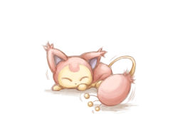  bad_id bad_pixiv_id cat closed_eyes gen_3_pokemon nintendo no_humans playing playing_with_tail pokemon pokemon_(creature) simple_background skitty tail tail_wagging uvnono  rating:Sensitive score:14 user:danbooru