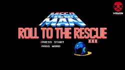  1boy 1girl ? age_difference air_man animated blonde_hair capcom completely_nude cowgirl_position girl_on_top highres loli mayin mega_man_(classic) mega_man_(series) nude pixel_art ponytail robot_girl roll_(mega_man) sex sound speech_bubble straddling video  rating:Explicit score:58 user:Hunter_of_Lolis