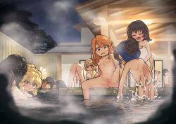  6+girls :o =_= ^_^ akagi_miria animal_hood artist_name ass bathing bent_over blush breasts capybara cleft_of_venus closed_eyes commentary_request commission completely_nude covering_privates dated flat_chest gojarun hair_bun highres hood hood_up huge_hair_bun ichihara_nina idolmaster idolmaster_cinderella_girls idolmaster_cinderella_girls_u149 koga_koharu loli looking_at_viewer matoba_risa multiple_girls nipples notice_lines nude nude_cover onsen partially_submerged pov pussy refraction ryuzaki_kaoru sakurai_momoka same-sex_bathing sasaki_chie shared_bathing single_hair_bun skeb_commission small_breasts smile steam tachibana_arisu twitter_username uncensored voyeurism yokoyama_chika yuuki_haru 