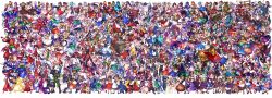  6+boys 6+girls :d :p ;) ;d ^_^ absolutely_everyone absurdly_detailed_composition absurdres afro ahoge aki_minoriko aki_shizuha alice_margatroid amakasu_barley_tenji american_flag_dress american_flag_legwear anchor angel_wings animal_ears animal_hat anniversary antennae antlers apron arie_rumi arm_cannon armpits arms_at_sides arms_up arrow_(projectile) asakura_rikako asama_isami ascot asymmetrical_wings ball bare_arms bare_legs bare_shoulders barefoot bat_wings beerko belt beret black_bow black_bowtie black_dress black_hair black_jacket black_ribbon black_skirt black_socks black_vest blonde_hair blouse blue_dress blue_footwear blue_hair book boots bow bow_(weapon) bowl bowtie braid breasts brooch broom brown_footwear brown_hair brown_shorts brown_skirt bubble_skirt building calligraphy_brush cape capelet card carrot_necklace carrying casual_one-piece_swimsuit cat_ears cat_girl cat_tail character_request checkered_clothes checkered_skirt chen china_dress chinese_clothes cirno clenched_hand closed_eyes closed_mouth clownpiece coat collarbone collared_shirt covering_own_mouth crossed_arms crystal cuffs cup curiosities_of_lotus_asia dagger daiyousei dark_skin demon_wings detached_sleeves doll doremy_sweet double_dealing_character double_spoiler dowsing_rod dragon dress dress_shirt drum earth_(ornament) elbow_gloves elis_(touhou) ellen_(touhou) elly_(touhou) embodiment_of_scarlet_devil erich_(seihou) everyone evil_eye_sigma extra_eyes eyeball eyepatch facial_hair fairy fairy_wings fedora fighting_stance fins fire flandre_scarlet flat_cap flipped_hair floating floating_hair floating_object floppy_ears floral_print flower flying folded_fan folding_fan food forbidden_scrollery formal_clothes fox_ears fox_tail frilled_bow frilled_hat frills front_braid fujiwara_no_mokou full_body futatsuiwa_mamizou gap_(touhou) gates_(seihou) gem gengetsu_(touhou) ghost ghost_tail glasses gloves glowing glowing_eyes gohei gradient_hair green_dress green_eyes green_gemstone green_hair green_hat green_vest grimoire grimoire_of_alice grin hair_bobbles hair_bow hair_flower hair_ornament hair_ribbon hair_tubes hairband hakama hakama_skirt hakkaisan_tatsumi hakurei_reimu hammer hand_fan hands_in_opposite_sleeves hands_in_pockets hasshaku-sama hat hata_no_kokoro head_tilt head_wings heart heart_of_string hecatia_lapislazuli hidden_eyes hieda_no_akyuu highly_responsive_to_prayers highres hijiri_byakuren himekaidou_hatate hinanawi_tenshi hisou_tensoku hitodama holding holding_book holding_broom holding_card holding_cup holding_sword holding_umbrella holding_weapon hong_meiling hopeless_masquerade horikawa_raiko horns hoshiguma_yuugi houjuu_nue houraisan_kaguya house ibaraki_kasen ibuki_suika ice ice_wings imaizumi_kagerou immaterial_and_missing_power imperishable_night impossible_spell_card inaba_tewi innertube instrument inubashiri_momiji ivy izayoi_sakuya jacket japanese_clothes jester_cap jewelry junko_(touhou) kaenbyou_rin kagiyama_hina kaku_seiga kamishirasawa_keine kana_anaberal karakasa_obake kasodani_kyouko katana kawashiro_nitori kazami_yuuka kerchief keyboard_(instrument) kijin_seija kikuri_(touhou) kimono kirisame_marisa kishin_sagume kisume kitashirakawa_chiyuri kitsune knee_boots kneehighs kneeling knife koakuma kochiya_sanae komeiji_koishi komeiji_satori konngara_(touhou) konpaku_youmu konpaku_youmu_(ghost) kotohime_(touhou) kumoi_ichirin kurodani_yamame kurumi_(touhou) lab_coat lance large_breasts leg_up legacy_of_lunatic_kingdom letty_whiterock lily_white long_hair long_image long_skirt long_sleeves looking_at_viewer looking_back lotus_land_story louise_(touhou) low-tied_long_hair low_ponytail luna_child lunasa_prismriver lyrica_prismriver mai_(seihou) mai_(touhou) maid maid_apron maid_headdress mallet maribel_hearn marie_(seihou) mary_janes mask mask_on_head medicine_melancholy mei_(seihou) meira_(touhou) merlin_prismriver mermaid miko milia_(seihou) military military_uniform military_vehicle mima_(touhou) mimi-chan mini-hakkero mini_person minigirl miyako_yoshika mizuhashi_parsee mob_cap mononobe_no_futo monster monster_girl moon_(ornament) morgan_(seihou) morichika_rinnosuke moriya_suwako motoori_kosuzu motor_vehicle mountain_of_faith mouth_hold mouth_mask mugetsu_(touhou) multi_(to_heart) multicolored_dress multicolored_hair multicolored_skirt multiple_boys multiple_girls multiple_persona multiple_tails murasa_minamitsu muse_(seihou) music mustache mystia_lorelei mystic_square nagae_iku namazu_(touhou) nazrin neck_ruff neckerchief necklace necktie nekomata no_legwear nontraditional_miko nurse_cap office_lady ofuda okazaki_yumemi okiku_(banchou_sarayashiki) okobo old old_man one-eyed one-piece_swimsuit one_eye_closed oni onozuka_komachi oonusa open_book open_mouth orange_(touhou) orange_skirt orb original outstretched_arms oversized_object own_hands_together paintbrush pants pantyhose parasol patchouli_knowledge pencil_skirt pendant perfect_cherry_blossom phantasmagoria_of_dim.dream phantasmagoria_of_flower_view pink_bow pink_bowtie pink_dress pink_flower pink_hair pink_one-piece_swimsuit plaid_clothes plaid_vest plant platform_sandals playing_instrument pleated_skirt pocket polearm polka_dot polka_dot_swimsuit pom_pom_(clothes) ponytail profile puffy_long_sleeves puffy_short_sleeves puffy_sleeves purple_dress purple_hair purple_hat purple_skirt rabbit_ears rainbow red-framed_eyewear red_bow red_bowtie red_dress red_eyes red_footwear red_gemstone red_hair red_hat red_necktie red_pants red_ribbon red_skirt reisen reisen_udongein_inaba reiuji_utsuho remilia_scarlet ribbon ribbon-trimmed_sleeves ribbon_trim rika_(touhou) ringo_(touhou) road_sign robe rocket rumia running ruukoto saigyouji_yuyuko sailor_collar salute sandals sara_(touhou) sariel_(touhou) sash scales scarlet_weather_rhapsody school_uniform scroll scythe seihou seiran_(touhou) sekibanki semi-rimless_eyewear serafuku shackles shade shaded_face shameimaru_aya shanghai_doll sheath sheathed shiki_eiki shingyoku_(male) shingyoku_(touhou) shinki_(touhou) shirt shoes shoot_the_bullet short_hair short_ponytail short_sleeves shorts side_ponytail sidelocks sign silver_hair single_braid single_horn sitting skirt sleeveless sleeveless_dress sleeves_past_wrists sleeves_pushed_up smile smirk socks soga_no_tojiko spiked_hair spread_fingers spread_legs standing star_(symbol) star_print star_sapphire stick story_of_eastern_wonderland string striped_clothes striped_dress stuffed_animal stuffed_rabbit stuffed_toy subterranean_animism suit sukuna_shinmyoumaru sun_hat sunny_milk suspenders swim_ring swimsuit sword sword_of_hisou tabard tabi tail tank tassel tatara_kogasa tate_eboshi teeth ten_desires text_focus thighhighs third_eye tokiko_(touhou) tokin_hat tongue tongue_out toramaru_shou torch touhou touhou_(pc-98) touhou_bougetsushou touhou_hisoutensoku touhou_sangetsusei toyosatomimi_no_miko traditional_bowtie transparent tray triangular_headpiece trident trumpet tsukumo_benben tsukumo_yatsuhashi turret twin_braids twintails two_side_up two_tails u_u_zan umbrella undefined_fantastic_object under-rim_eyewear unsheathed unsheathing unzan urban_legend_in_limbo usami_renko usami_sumireko uwabami_breakers v_arms vampire vegetable vehicle vertical-striped_clothes vertical-striped_dress very_dark_skin very_long_hair vest vines violin vivit vivit_(erich&#039;s_daughter) waist_apron wakasagihime walking watatsuki_no_toyohime watatsuki_no_yorihime weapon white_background white_bow white_bowtie white_dress white_gloves white_hat white_headwear white_legwear white_necktie white_shirt white_shorts white_vest white_wings wide_image wide_sleeves wild_and_horned_hermit wings winter_clothes winter_coat witch_hat wolf_ears wolf_tail wriggle_nightbug wrist_cuffs yagokoro_eirin yakumo_ran yakumo_yukari yasaka_kanako yellow_bow yellow_bowtie yousei_daisensou yuki_(touhou) yumeko_(touhou) yuugenmagan 