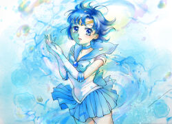  bishoujo_senshi_sailor_moon blue_eyes blue_hair mizuno_ami painting_(medium) sailor_mercury traditional_media water watercolor_(medium)  rating:General score:0 user:TokusatsusFan