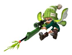  1girl 3d aiming beanie bike_shorts boots brown_boots brown_eyes dynamic_pose eye_mask firing full_body gradient_hair green_hair green_hoodie hat highres holding holding_weapon hood hoodie ink_tank_(splatoon) inkling inkling_girl inkling_player_character long_hair long_sleeves looking_ahead midair mizuho_(splatoon) multicolored_hair nintendo official_art one_eye_closed pom_pom_(clothes) pom_pom_beanie short_eyebrows short_hair_with_long_locks sidelocks solo splat_charger_(splatoon) splatoon_(series) splatoon_1 spotted_hair suction_cups tentacle_hair thick_eyebrows transparent_background two-tone_hair v-shaped_eyebrows weapon 
