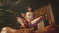  1boy 1girl 3d age_difference aged_down animated brown_hair cum cum_on_body cum_on_legs day fat fat_man feet final_fantasy final_fantasy_vii final_fantasy_vii_remake flat_chest footjob hetero highres indoors kaogum loli long_hair looking_at_viewer looping_animation nipples nude old old_man peace_symbol penis pov pov_crotch sitting size_difference smile socks solo_focus sound square_enix tagme tifa_lockhart toes uncensored video w  rating:Explicit score:556 user:kaogum