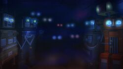  dark fukuda_tomonori game_cg highres joints night no_humans non-web_source official_art robot robot_joints robotics;notes scenery science_adventure 