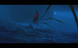 arthropod_limbs blue_theme door horror_(theme) legs letterboxed miv4t monster no_humans original outdoors portal_(object) portal_(series) portal_1 scenery tagme