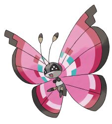 Rule 34 | :d, animal focus, antennae, artist request, bug, butterfly, full body, gen 6 pokemon, highres, insect, insect wings, nintendo, no humans, official art, open mouth, pokemon, pokemon (creature), pokemon focus, pokemon xy, smile, solo, third-party source, transparent background, vivillon, vivillon (meadow), wings