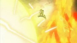 1boy animated animated_gif ash_ketchum battle fire fletchinder game_freak gen_1_pokemon gen_6_pokemon lowres machoke nintendo pikachu pokemon pokemon_(anime) pokemon_(creature)