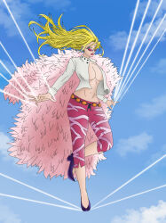 Rule 34 | 1girl, absurdres, donquixote doflamingo, genderswap, genderswap (mtf), highres, one piece, solo, tagme