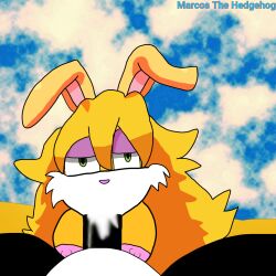 Rule 34 | bunnie rabbot, cum, cum in mouth, highres, marcosthehedgehog, sonic (series), sonic the hedgehog, sonic the hedgehog (classic)