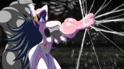 albedo_(overlord) animated blush bouncing_breasts breasts breasts_squeezed_together game_cg gigantic_breasts golem grabbing_another&#039;s_breast groping horns huge_nipples lactation long_nipples milk milking nokko_otsu overlord_(maruyama) sagging_breasts stick_nipples tagme video