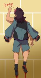1boy absurdres blood corpse don&#039;t_you_ever_stop_(meme) full_body guel_jeturk gundam gundam_suisei_no_majo highres japanese_text konno_tohiro lying orga_itsuka pants shoes solo
