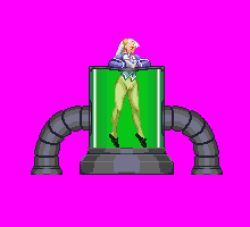 1girl all_the_way_through anal animated animated_gif bio blush bottomless capcom capcom_fighting_jam double_penetration egg_laying female_focus full-face_blush game_sprite giving_birth gloves high_heels inflation ingrid_(capcom) injection kuromaru_(mugen) lowres m.u.g.e.n machine mo2 monster multiple_penetration object_insertion open_mouth pixel_art pregnant punching pussy rape screaming sex_machine shoes silver_hair slug solo spread_legs stomach_bulge street_fighter tentacle_sex tentacles vaginal