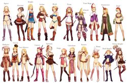 6+girls alternate_costume archer_(fft) arithmetician_(fft) armor bikini black_mage black_mage_(fft) black_mage_(final_fantasy) blonde_hair blue_eyes boots breasts brown_eyes brown_hair chemist_(fft) cleavage dancer_(fft) dark_knight_(fft) dragoon_(fft) everyone final_fantasy final_fantasy_tactics geomancer_(fft) highres jpeg_artifacts kara_(color) knee_boots knight_(fft) long_hair mime_(fft) monk_(fft) multiple_girls mystic_(fft) ninja_(fft) onion_knight_(fft) orator_(fft) pantyhose polearm ponytail red_eyes samurai_(fft) sandals short_hair spear square_enix squire_(fft) staff summoner_(fft) swimsuit sword thief_(fft) thigh_boots thighhighs time_mage time_mage_(fft) weapon white_mage white_mage_(fft) white_mage_(final_fantasy) yellow_eyes