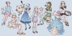 Rule 34 | &gt; &lt;, 6+girls, :t, absurdres, ahoge, alternate color, alternate costume, alternate hair color, alternate hairstyle, animal, animal ears, animal print, ankle boots, ankle socks, apron, aqua eyes, arm up, back bow, backpack, bag, bare arms, bead bracelet, beads, beanie (infinity nikki), bird print, black bow, black bowtie, black dress, black footwear, black gloves, blonde hair, blue background, blue bow, blue bowtie, blue brooch, blue dress, blue eyes, blue flower, blue hair, blue jacket, blue pantyhose, blue shirt, blue skirt, blue socks, blue tiara, blunt ends, blushbunny, boots, bow, bow earrings, bow legwear, bowtie, bracelet, braid, breezy tea time (infinity nikki), brown bow, brown bowtie, brown footwear, brown hair, brown hairband, brown shirt, buckle, buttons, capelet, casual, cat, cat ears, center frills, cloak, closed mouth, clothed animal, clothing cutout, collarbone, collared jacket, collared shirt, commentary, corset, dog, dress, dress bow, ear covers, earrings, english commentary, eyelashes, fake antennae, fleur-de-lis, floof (infinity nikki), floral memory (infinity nikki), floral print, flower, flower earrings, food print, footwear bow, forehead, frilled capelet, frilled dress, frilled footwear, frilled gloves, frilled shirt, frilled shirt collar, frilled sleeves, frilled socks, frills, fruit print, full body, gloves, gown, gradient clothes, gradient dress, green bow, green capelet, green dress, green eyes, green footwear, green vest, grey cloak, grey eyes, hair bow, hair bun, hair flower, hair ornament, hair over shoulder, hair ribbon, hair rings, hairband, hand on lap, hand on own head, hand on own hip, hand up, happy, heart, heart hands, high-waist skirt, high collar, high heels, highres, hood, hood up, hooded cloak, infinity nikki, invisible chair, jacket, jersey, jewelry, kneehighs, layered dress, light blush, loafers, long dress, long hair, long sleeves, looking ahead, looking at viewer, looking to the side, maid, maid headdress, medium dress, medium hair, medium skirt, miniskirt, momo (nikki), multicolored hair, multiple girls, neck ribbon, necklace, nikki (nikki), nikki (series), notice lines, nxnjakat, one eye closed, open clothes, open jacket, open mouth, origami, outstretched hand, over-kneehighs, pantyhose, paper crane, parted lips, peach print, peachy bond (infinity nikki), piecey, pink bow, pink dress, pink eyes, pink flower, pink hair, pink ribbon, pink sailor collar, pink shoes, pink skirt, plaid capelet, plaid clothes, plaid dress, plaid skirt, pleated skirt, pocket, ponytail, pout, puffy short sleeves, puffy sleeves, pumps, rabbit, rebirth wish (infinity nikki), ribbon, ribbon-trimmed bow, ribbon-trimmed dress, ribbon trim, sailor collar, school days (infinity nikki), school uniform, see-through clothes, see-through jacket, shirt, shirt under dress, shirtcat, shoes, short sleeves, shoulder cutout, side braid, side braids, sidelocks, simple background, single braid, single hair bun, sitting, skirt, sleeping, sleeveless, sleeveless shirt, smile, socks, sparkle, square neckline, standing, star (symbol), streaked hair, striped clothes, striped socks, telekinesis, thighhighs, tiara, twin braids, twintails, two-tone cloak, two-tone footwear, two-tone shirt, two-tone skirt, two side up, v, vertical-striped clothes, vertical-striped socks, vest, whimstar (infinity nikki), white apron, white bag, white cat, white corset, white dress, white footwear, white gloves, white jacket, white ribbon, white shirt, white socks, white wrist cuffs, wrist cuffs, yarn, yellow bow, yellow bowtie, yellow cloak, yellow shirt