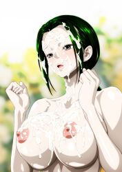 Rule 34 | 1girl, green hair, makino (one piece), nel-zel formula, one piece