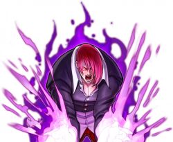 1boy fire glowing glowing_eye orochi_iori pyrokinesis the_king_of_fighters yagami_iori