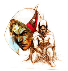 1970s_(style) 1boy cape faux_traditional_media gatchaman gloves helmet ken_the_eagle male_focus manly muscular retro_artstyle realistic retro_artstyle serious sketch tatsunoko_production tsunetarou_(yasu) yasu001
