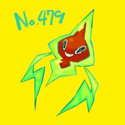 Rule 34 | edarow, full body, gen 4 pokemon, lowres, nintendo, no humans, pokemon, pokemon (creature), rotom, rotom (normal), simple background, yellow background
