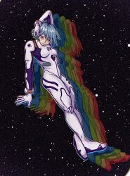 Rule 34 | ayanami rei, bismuthblot, bodysuit, mecha pilot suit, neon genesis evangelion, pilot suit, plugsuit (evangelion), space