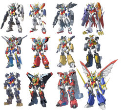 Rule 34 | absurdres, blue eyes, character request, copyright request, core gundam, crossover, denkou choujin gridman, digimon, digimon (creature), fire convoy, full powered gridman, fusion, g gundam, gaogaigar, geminass gundam, gridman (ssss), gridman universe, gundam, gundam build divers, gundam build divers re:rise, gundam wing dual story: g-unit, highres, king gridman, leopardon, looking down, marvel, mecha, mechanical wings, medarot, metabee, multiple crossover, no humans, omegamon, raijin-oo, robot, shield liger, shining gundam, spider-man (series), spider-man (toei), ssss.gridman, standing, sukekiyo56, transformers, transformers car robots, white background, wings, yuusha ou gaogaigar, yuusha series, zettai muteki raijin-oo, zoids, zoids chaotic century