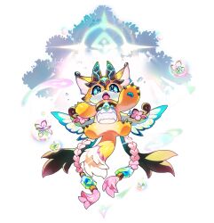 1other animal_ears artist_request blue_eyes braid chibikemo claws dragon dragon_village_(series) dragon_village_collection flower fluffy flying full_body furry game_cg gem horns laby_(dragon_village) laby_(restricted)_(dragon_village) long_hair low_twin_braids official_art open_mouth orb other_focus pink_hair simple_background small_dragon solo tachi-e tail third-party_source transparent_background twin_braids wings