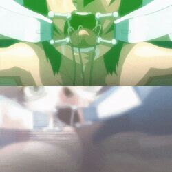 2girls ahegao animated animated_gif kangoku_senkan lieri_bishop mind_control multiple_girls murakami_teruaki naomi_evans