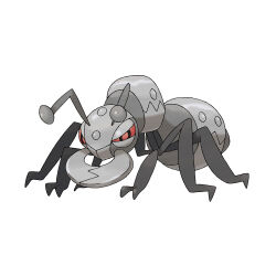 animal_focus ant antennae black_eyes bug colored_sclera durant full_body gen_5_pokemon insect mandibles narrowed_eyes nintendo no_humans official_art pokemon pokemon_(creature) pokemon_bw pokemon_focus red_pupils red_sclera simple_background solo sugimori_ken third-party_source white_background