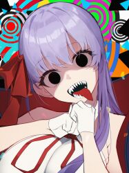 1girl bb_(fate) bb_(fate/extra) fate/extra fate/extra_ccc fate_(series) long_tongue orn sharp_teeth tagme teeth tongue