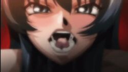 Rule 34 | 1girl, aftersex, animated, animated gif, anime screenshot, censored, cum, cum in mouth, cum on body, cum on hair, defeat, facial, gurgling, looking at viewer, murakami teruaki, ninja, nipples, pov, pov focus, solo, taimanin (series), tongue, torn clothes