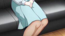 Rule 34 | 1girl, 2023, animated, arm up, audible speech, blouse, blush, blush stickers, breasts, censored, collarbone, embarrassed, english text, erection, female focus, highres, holding, holding towel, housewife, huge breasts, indoors, japanese audio, jewelry, large breasts, long hair, long skirt, long sleeves, looking at penis, mama katsu midareru mama-tachi no himitsu, mosaic censoring, multiple views, open mouth, pantyhose, penis, picture frame, pink eyes, presenting, purple hair, red eyes, ring, sawai kyouko, shiny skin, shirt, sitting, skirt, slippers, sound, sound effects, surprised, tagme, towel, trembling, undressing, video, wide-eyed, window, wooden floor