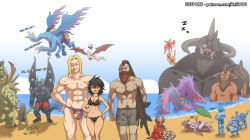 3girls 5others 6+boys abs alternate_costume archaon_the_everchosen be&#039;lakor beach beard bikini bird black_bikini black_hair blonde_hair blue_male_swimwear blue_swim_briefs brown_hair brown_swim_trunks bulge chaos_(warhammer) character_request chest_hair cloud commentary daemon_prince day demon demon_boy demon_girl demon_wings dragon dragon_ogre english_commentary english_text ethrac_glott everyone facial_hair fang fangs feathered_wings galrauch_the_great_drake genderswap genderswap_(mtf) ghurek_glott grey_male_swimwear hellcross_(dkrejd2000) heresy kairos_fateweaver kholek_suneater krakanrok_the_black leaf long_hair male_swimwear mohawk multiple_boys multiple_girls multiple_heads multiple_others muscular muscular_male navel ocean one_eye_closed otto_glott outdoors pectorals print_male_swimwear print_swim_briefs print_swim_trunks print_swimsuit purple_male_swimwear purple_swim_briefs red_male_swimwear red_swim_trunks sand scar shore short_hair sigvald_the_magnificent skull sky sleeping smile spikes surfboard swim_briefs swim_trunks swimsuit sword the_blue_scribes the_changeling_(warhammer) the_masque_of_slaanesh topless_male tusks two_heads u&#039;zhul_the_skulltaker valkia_the_bloody warhammer_fantasy weapon wings wulfrik_the_wanderer yellow_eyes zzz