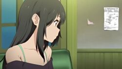 1boy 1girl adachi_tenka age_difference animated anime_screenshot assisted_exposure black_hair breast_sucking breasts brown_eyes censored clothed_male_nude_female clothes_lift cum cum_in_pussy cumdrip ejaculation erection french_kiss hair_ornament highres kiss legs_apart loli missionary mosaic_censoring navel nipple_stimulation nipples nude penis pussy sex shirt shirt_lift shorts shoujo_ramune small_breasts sound subtitled tagme teasing vaginal video