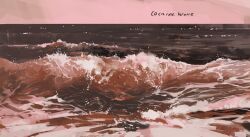 day english_text no_humans ocean original outdoors purple_theme scenery shallow_water slow_d water waves