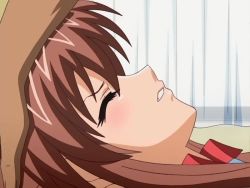 1boy 1girl animated animated_gif censored closed_eyes coach deepthroat fellatio forced hand_on_another&#039;s_head hetero irrumatio kanzaki_aoi mosaic_censoring netorare oral penis rape shouda_yuuichirou teacher teacher_and_student true_blue