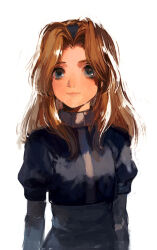 1girl aoki_(fumomo) arms_at_sides blonde_hair blue_dress blue_eyes blue_hairband blue_jacket blush closed_mouth cropped_jacket dress female_focus hair_intakes hairband jacket layered_sleeves long_hair long_sleeves looking_afar maria_robotnik puffy_short_sleeves puffy_sleeves short_over_long_sleeves short_sleeves sidelocks solo sonic_(series) sonic_adventure_2 standing upper_body