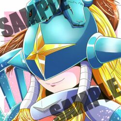 Rule 34 | 1girl, angel, angel girl, digimon, digimon (creature), female focus, mask, ofanimon, smile, solo