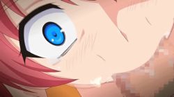Rule 34 | 10s, 1boy, 1girl, animated, apron, ass, barefoot, blue eyes, breasts, censored, collaboration works, cum, cum in mouth, cum in throat, deepthroat, fellatio, hetero, irrumatio, large breasts, mind break, mosaic censoring, naked apron, nipples, oominato natsuko, oral, penis, pink hair, shiiku x kanojo, subtitled, tears, twintails