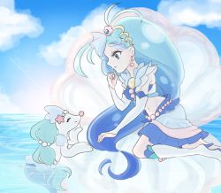 archived_source artist_request crossover cure_mermaid from_side gen_7_pokemon nintendo pokemon primarina tagme
