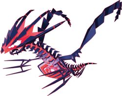 Rule 34 | animal focus, artist request, dragon, eternatus, eternatus (normal), full body, gen 8 pokemon, legendary pokemon, nintendo, no humans, official art, open mouth, outline, pokemon, pokemon (creature), pokemon focus, pokemon swsh, red outline, solo, third-party source, transparent background