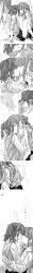 Rule 34 | 2girls, absurdres, between legs, blush, braid, censored, chinese commentary, chinese text, closed eyes, collared shirt, commentary request, commission, fingering, greyscale, half up braid, highres, kiss, lanserongjie, long hair, long image, looking at another, medium hair, miyagi shiori, monochrome, multiple girls, necktie, parted lips, pussy, school uniform, second-party source, sendai hazuki, shirt, shuuniichido classmate wo kau hanashi, speech bubble, sweater vest, tall image, translation request, yuri