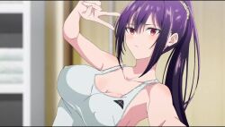 animated covered_erect_nipples haite_kudasai_takamine-san tagme video