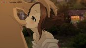 1boy 1girl animated brown_eyes brown_hair collarbone deepthroat fantia felipe_godoy fellatio flat_chest forehead hair_bun hands_on_another&#039;s_head hetero highres irrumatio karakai_jouzu_no_takagi-san loli long_hair oral outdoors park parted_bangs penis public_indecency single_hair_bun tagme takagi-san throat_bulge uncensored video