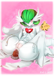 10s 1girl 2others anal anus artist_name artist_request ass blush breasts cleft_of_venus creature_inside cum cum_in_ass dark_penis diglett gardevoir garter_straps gen_1_pokemon gen_3_pokemon gradient_background hair_over_one_eye highres huge_ass looking_at_viewer lying mega_gardevoir mega_pokemon multiple_others nintendo nipples penis pokemon pokemon_(creature) pussy short_hair shroomish smile source_request spread_legs tagme thighhighs white_thighhighs
