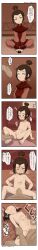 1boy 1girl 4koma absurdres age_difference aged_down arm_grab arm_support avatar:_the_last_airbender avatar_legends azula bed blush border breasts brown_hair butterfly_sitting censored closed_mouth collarbone comic completely_nude confused constricted_pupils embarrassed empty_eyes english_text eyebrows fanbox_username flaccid flat_chest forced full_body gnsisir hair_bun hands_on_own_feet highres huge_filesize imminent_penetration imminent_vaginal indoors japanese_text knees_up leaning_back loli long_sleeves looking_at_penis looking_at_viewer looking_down lying missionary moaning mosaic_censoring multiple_views navel nipples nude on_back on_bed one_eye_closed open_mouth out-of-frame_censoring pants penis penis_close_to_face pov pussy rape red_pants red_tunic sequential sex short_hair sitting small_breasts smile smug speech_bubble spread_legs stomach_bulge surprised sweat tagme teeth toenails toes tunic uncensored upper_body upper_teeth_only vaginal white_border yellow_eyes