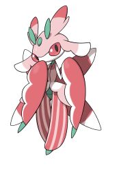 absurdres antennae artist_request full_body gen_7_pokemon highres insect_wings lurantis nintendo official_art pink_eyes pokemon pokemon_(creature) pokemon_focus pokemon_sm solo standing third-party_source transparent_background wings