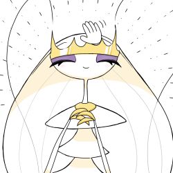 1girl ^_^ animal_hands antennae arthropod_girl big_hair blush closed_eyes closed_mouth colored_skin disembodied_hand eyeshadow furry furry_female gen_7_pokemon hands_up happy headpat light_blush long_hair monya motion_lines nintendo own_hands_together pheromosa pokemon pokemon_(creature) purple_eyeshadow smile solo_focus ultra_beast upper_body white_background white_hair white_skin white_theme