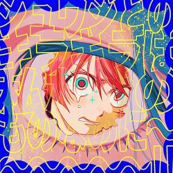 2girls amate_yuzuriha angry aqua_eyes blue_hair blush clenched_teeth close-up crying eye_reflection gundam gundam_gquuuuuux highres kamonekm looking_at_viewer multiple_girls nyaan_(gundam_gquuuuuux) red_hair reflection reflection_focus teeth wide-eyed